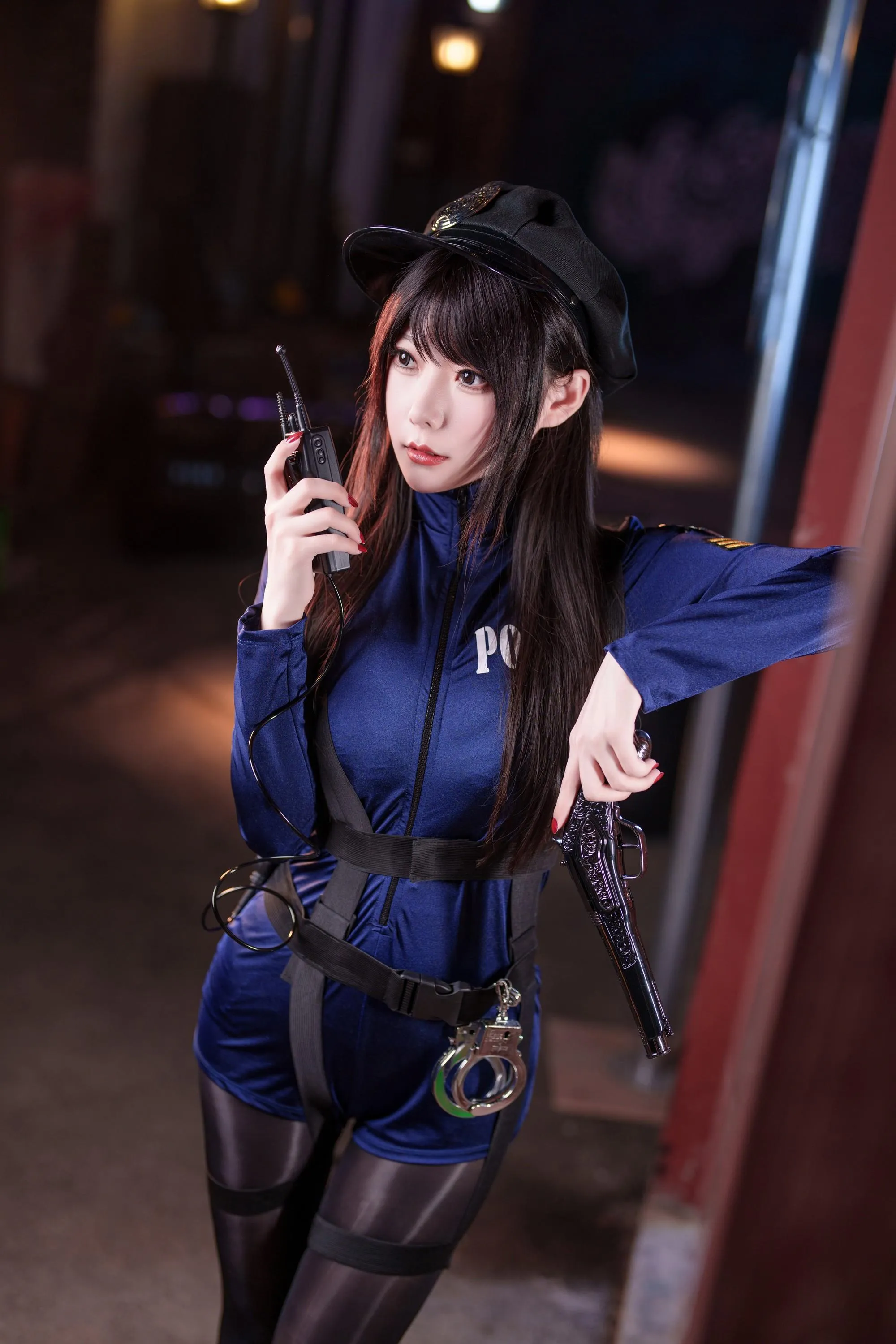 香草喵露露 – NO.59 十一月舰长 女警 [40P]插图7